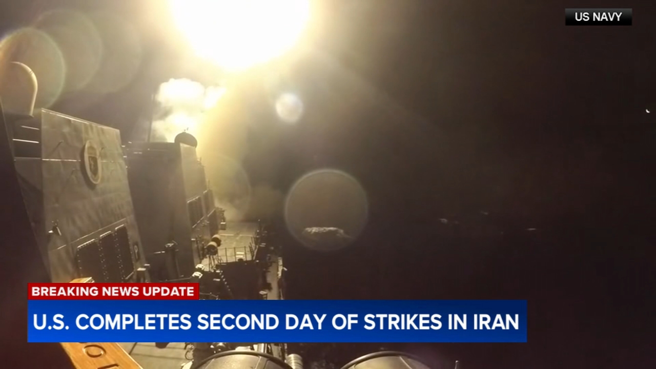 US military says it's striking 'multiple targets' in Iran in latest escalation of tensions