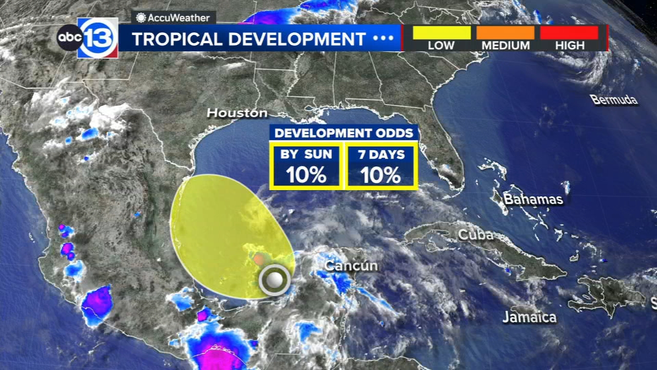Tracking deeper tropical moisture in the Gulf
