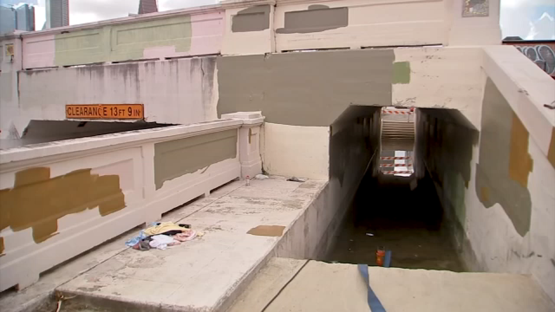 Flooded tunnels and crumbling pavement highlight Houston's sidewalk problem