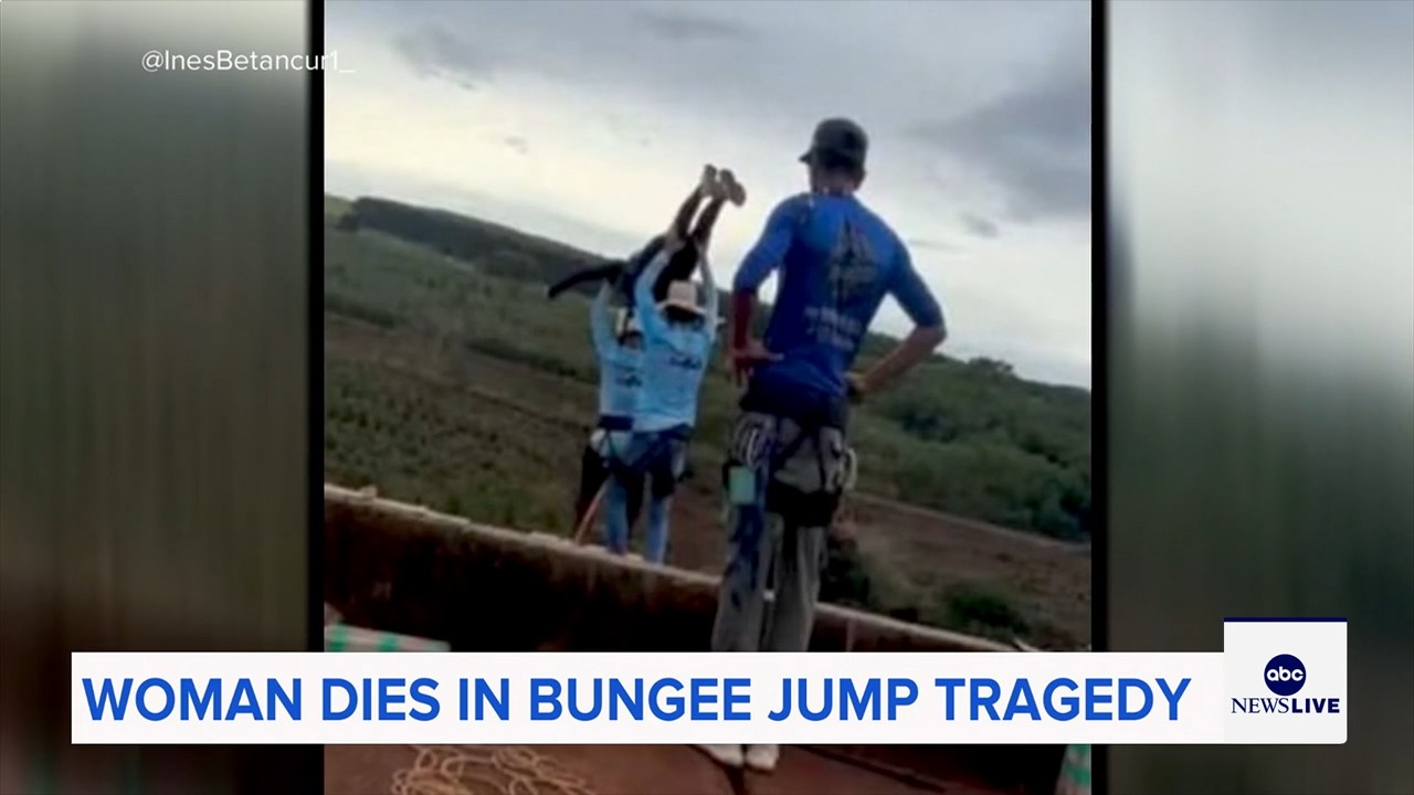 Young woman falls to her death in dramatic rope jump tragedy in Brazil