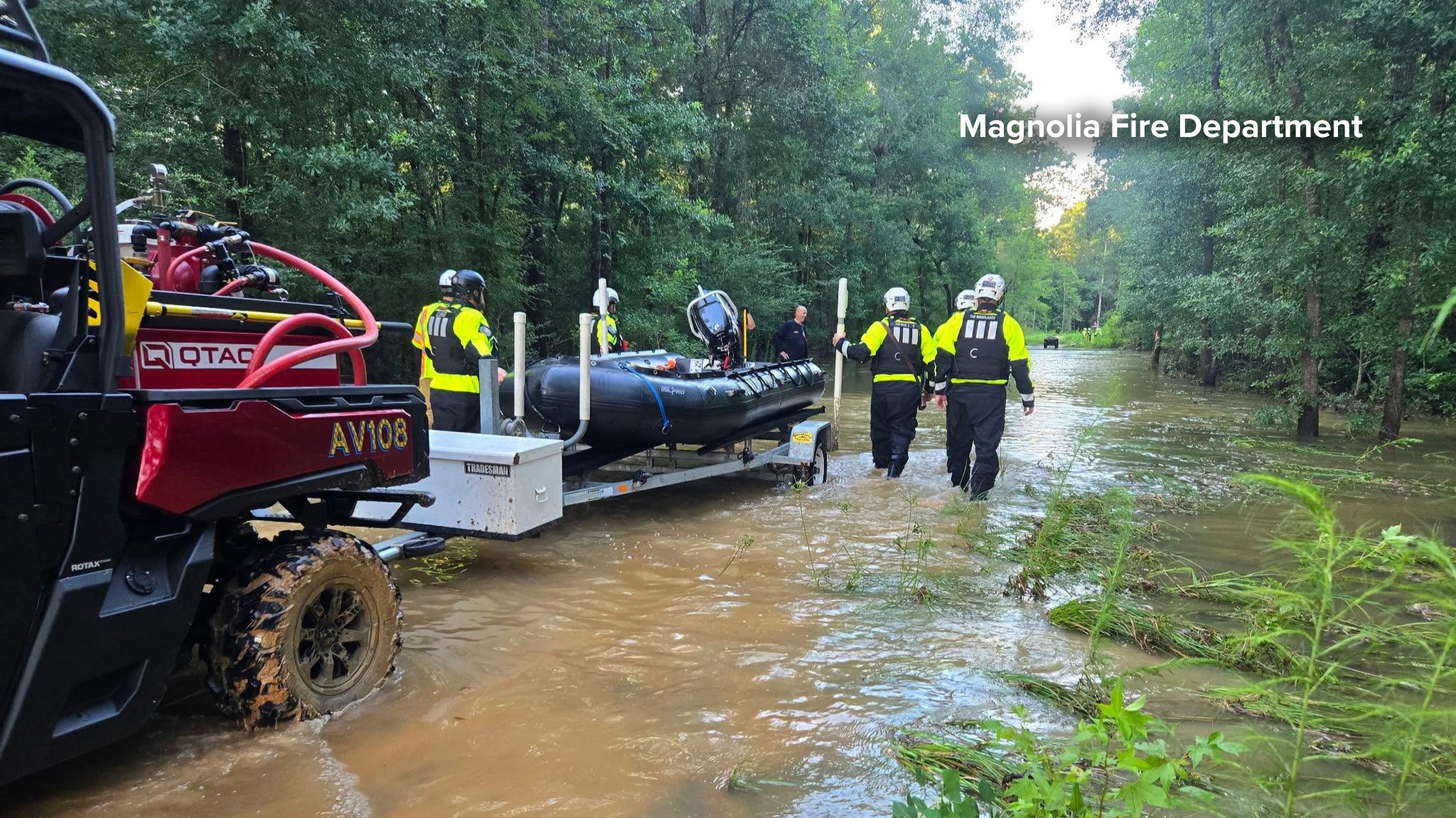 15-year-old's body recovered from floodwater in Magnolia after playing near retention pond: MCSO
