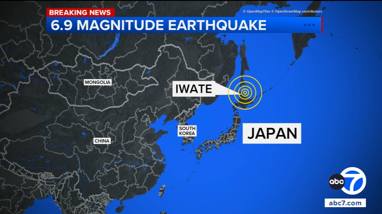 Powerful 6.9-magnitude earthquake strikes off northern Japan. No tsunami warning