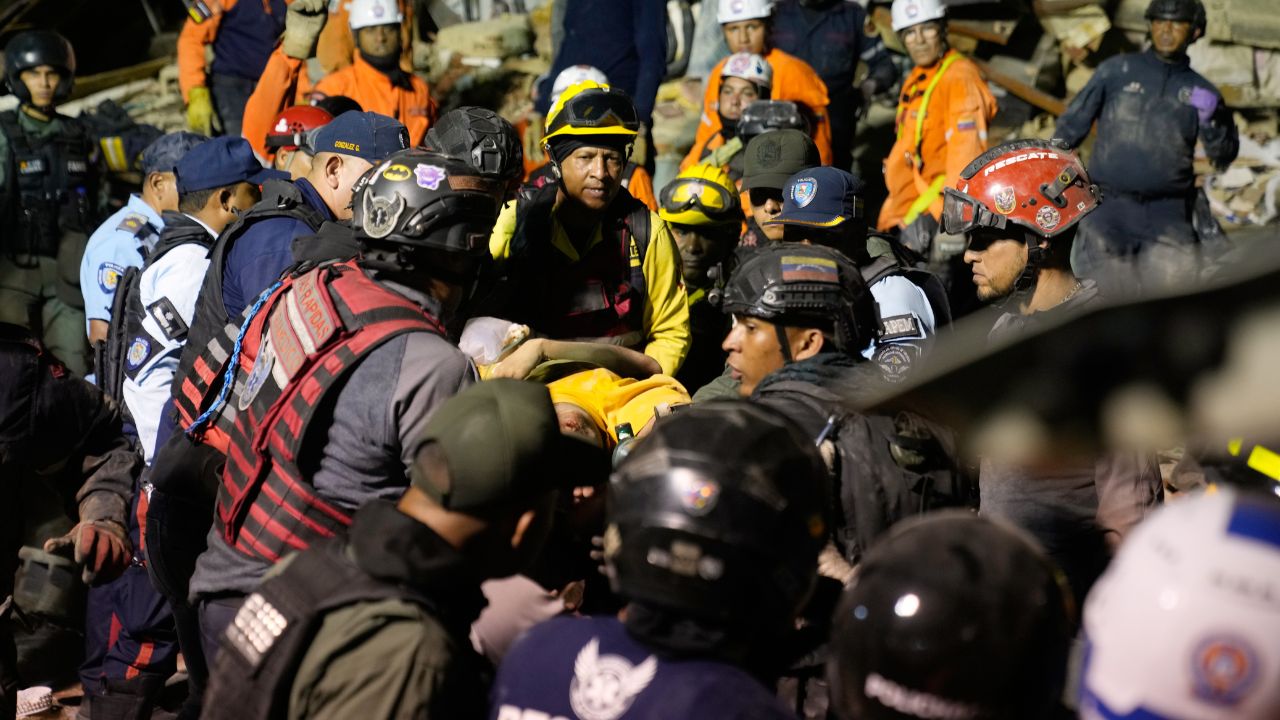 At least 164 dead and 971 injured after powerful quakes rock Venezuela, acting president says