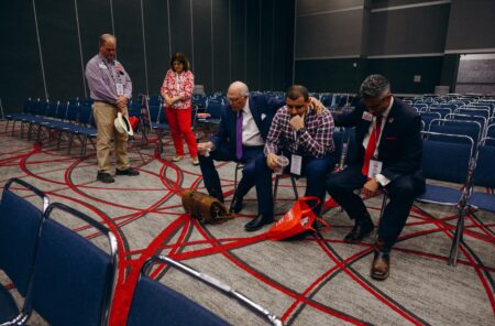 A Muslim Texan sought to find his place in the party at the state GOP convention. He left in tears