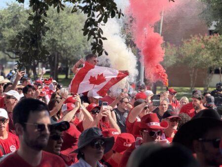 Canada, Morocco fans pour into Houston for the city’s final World Cup match