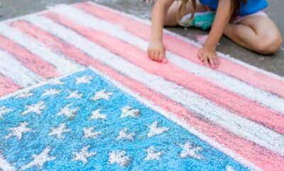 Create Art and Celebrate: 'Let Freedom Chalk' along The Woodlands Pathways