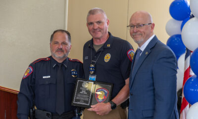 Montgomery County District Attorney's Office honors Captain Salter and Lieutenant Wright for years of service and dedication