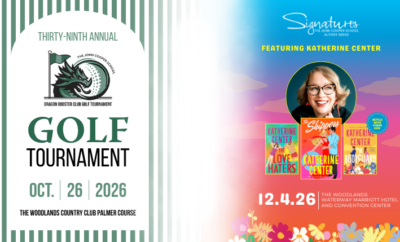 The John Cooper School announces 39th Annual Golf Tournament and 22nd Annual Signatures Author Series Event