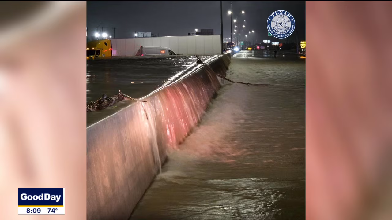 Flash flooding strands drivers on I-35 in Waco