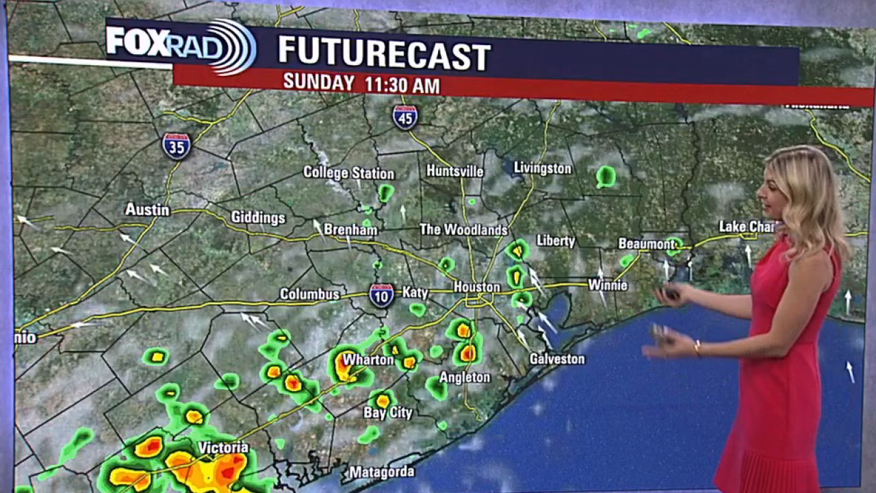 Houston weather: Stormy Sunday with scattered showers for FIFA World Cup match