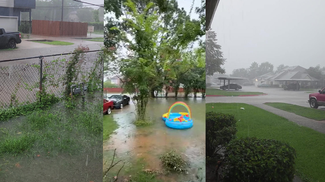 Gallery: Photos, videos of Houston street flooding, rain amid Flood Watch