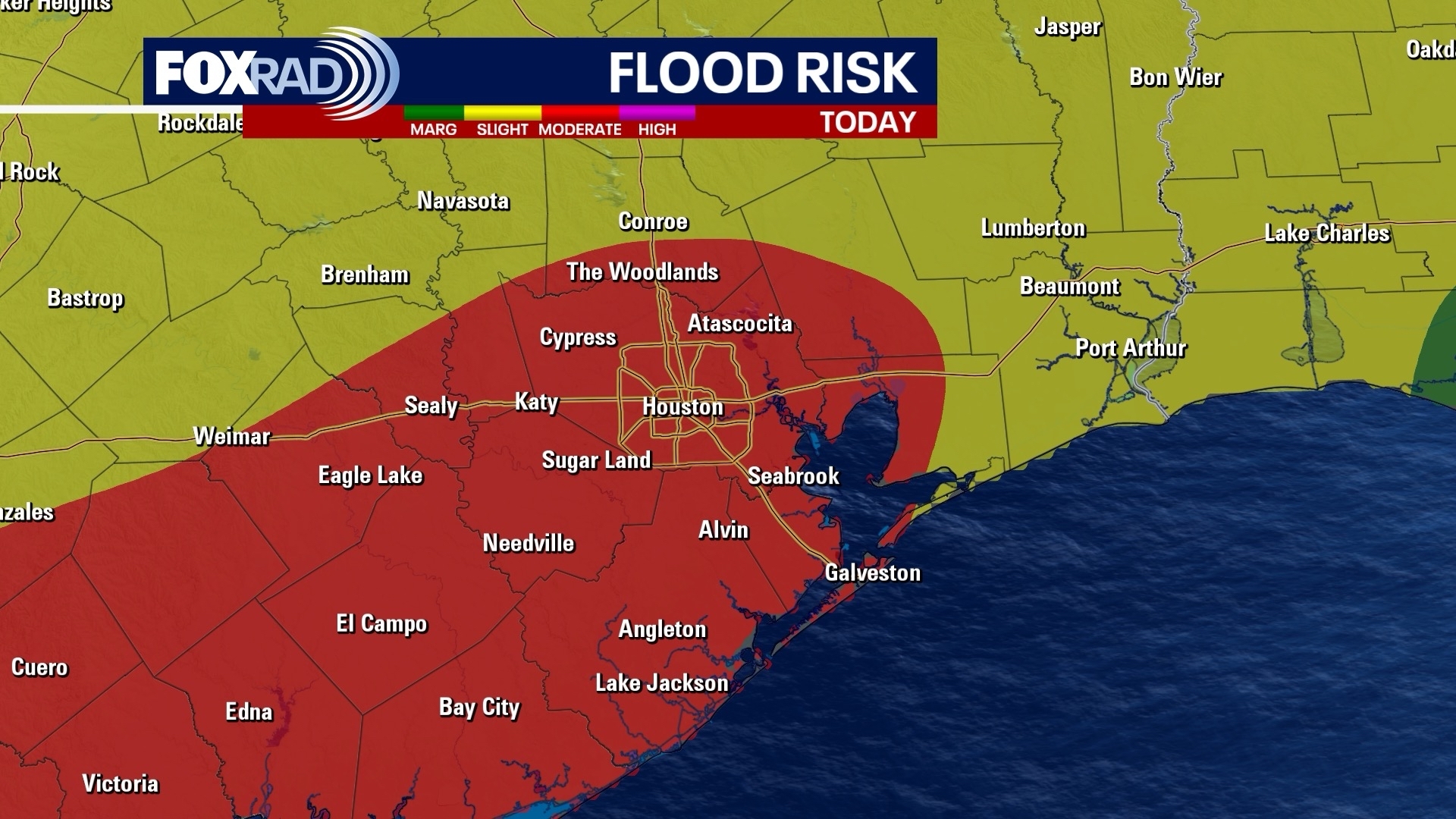 Live updates: Houston Flood Watch, heavy rain threat; forecast, radar