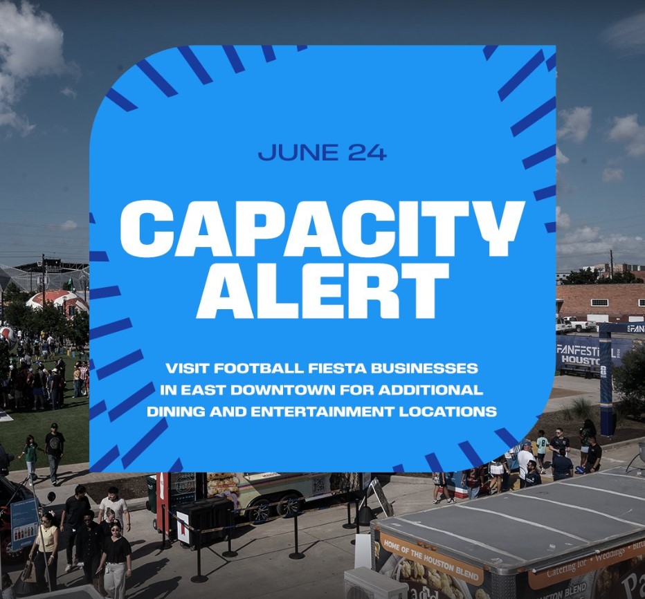Houston FIFA Fan Fest at capacity for June 24