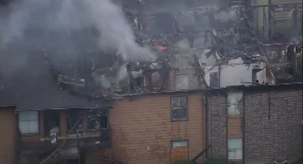 Houston apartment fire reported near I-610, Buffalo Speedway
