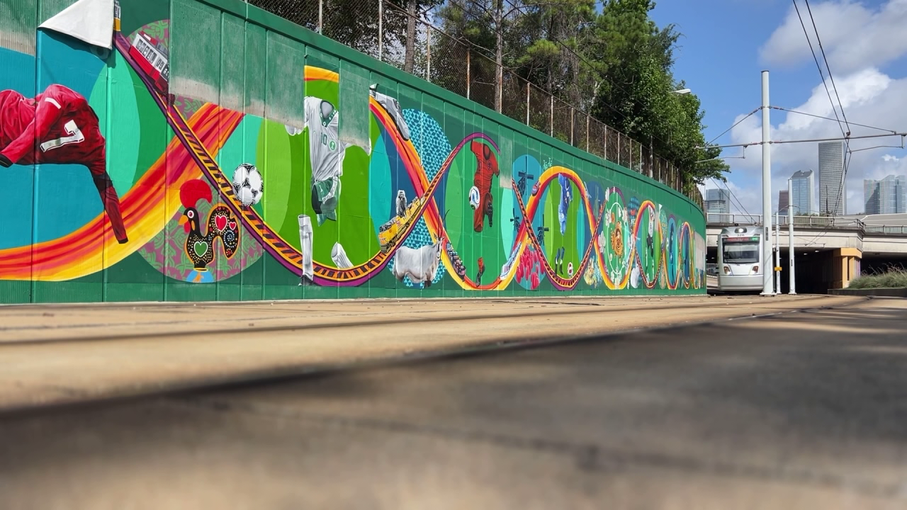 Say hello to Houston's massive 230-Foot FIFA World Cup mural ahead of first match